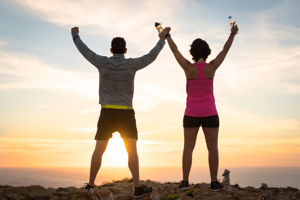 couple hiking