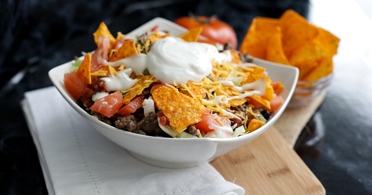 Crunchy Doritos Taco Salad